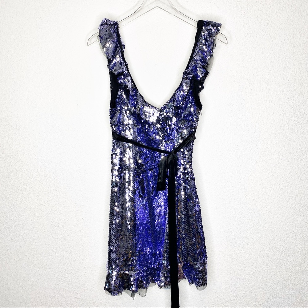 NWT Free People Sequin Siren Mini Dress - Picture 2 of 6